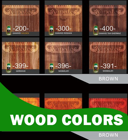 کاتالوگ روغنهای رنگی چوب ویناتو